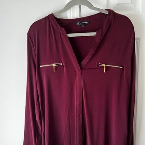 Burgundy top